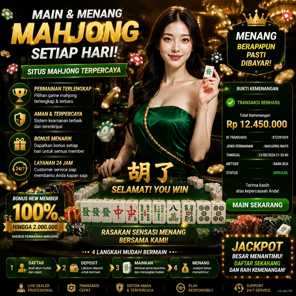 atomi88: Temukan Kesenangan Bermain Game Arcade Kini Juga!
